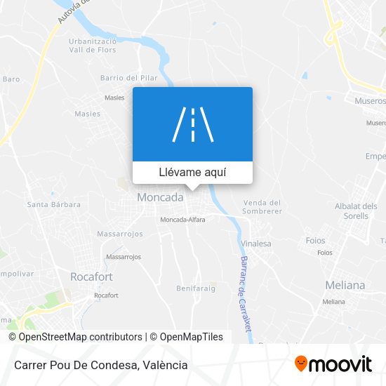 Mapa Carrer Pou De Condesa
