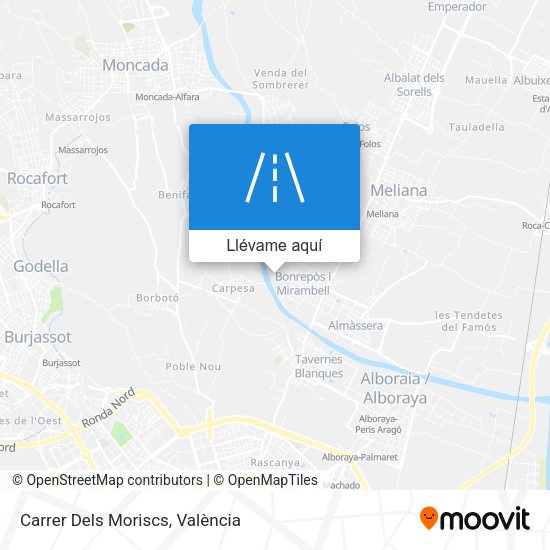 Mapa Carrer Dels Moriscs