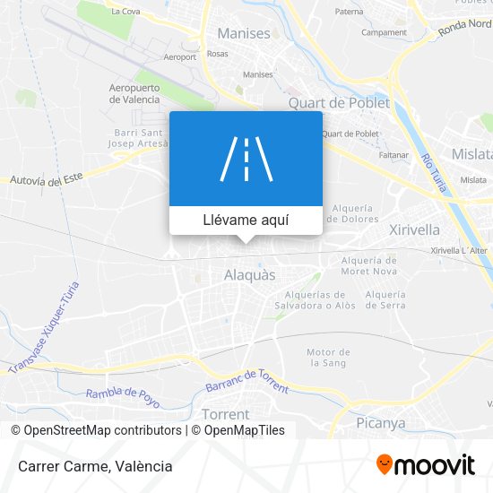 Mapa Carrer Carme