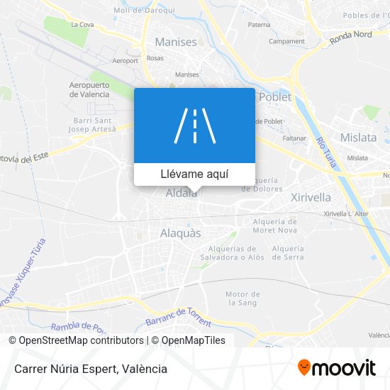 Mapa Carrer Núria Espert