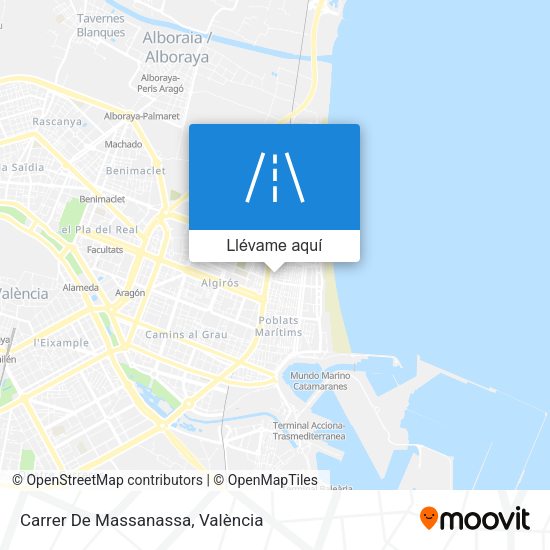 Mapa Carrer De Massanassa