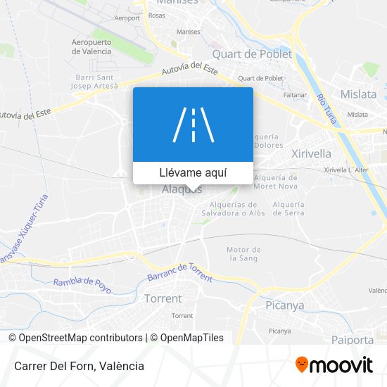Mapa Carrer Del Forn