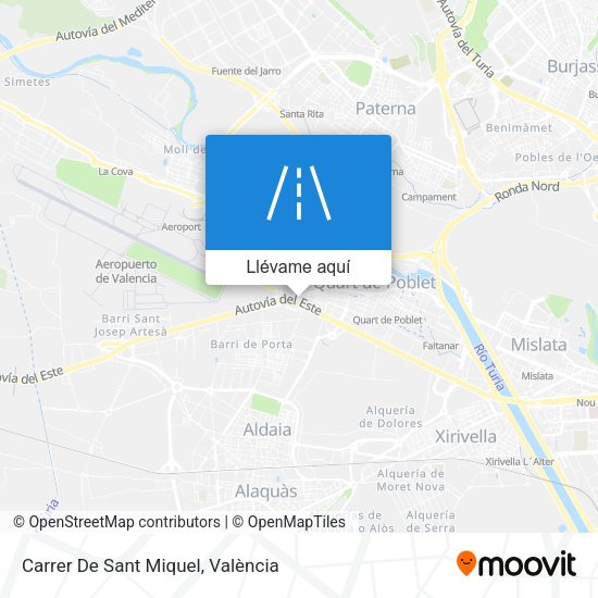 Mapa Carrer De Sant Miquel