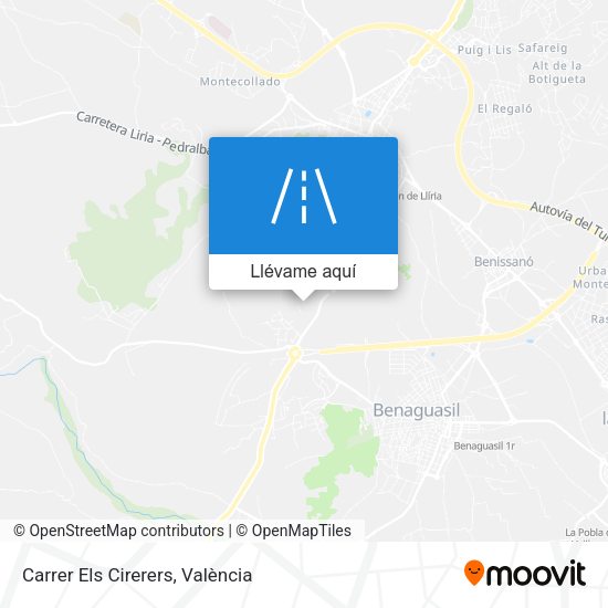 Mapa Carrer Els Cirerers