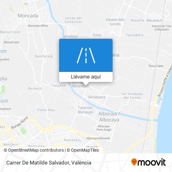 Mapa Carrer De Matilde Salvador