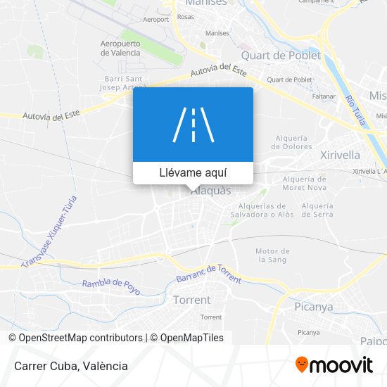 Mapa Carrer Cuba