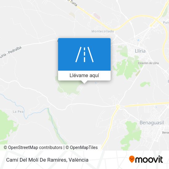 Mapa Camí Del Molí De Ramires