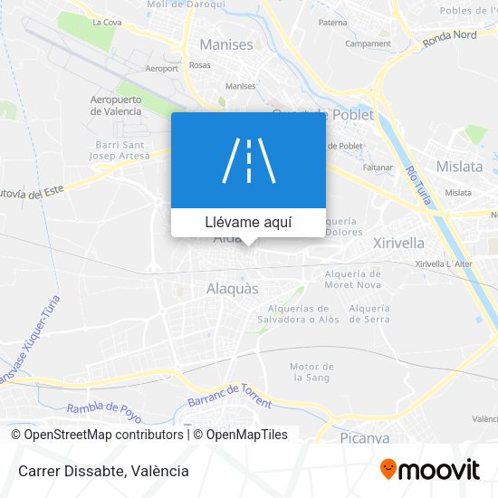 Mapa Carrer Dissabte