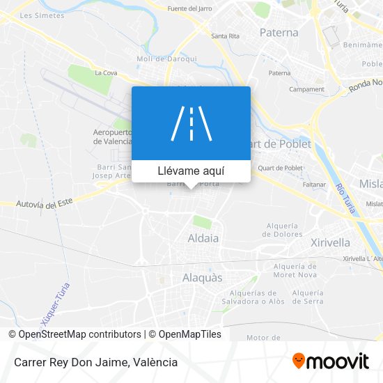 Mapa Carrer Rey Don Jaime
