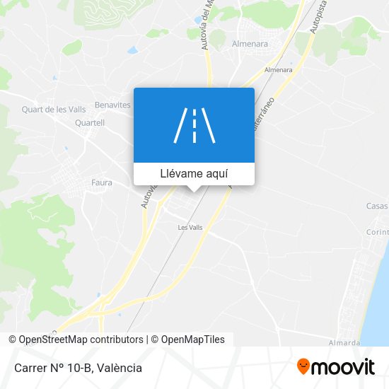 Mapa Carrer Nº 10-B