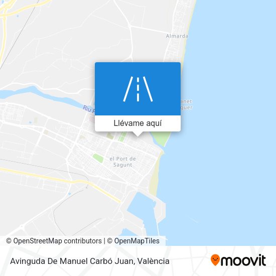 Mapa Avinguda De Manuel Carbó Juan