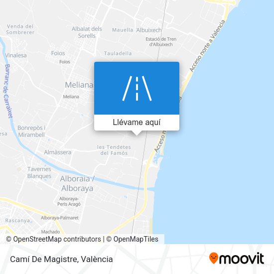 Mapa Camí De Magistre
