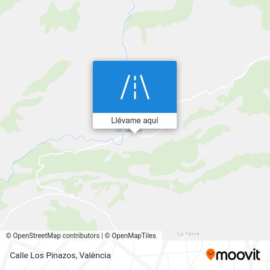 Mapa Calle Los Pinazos