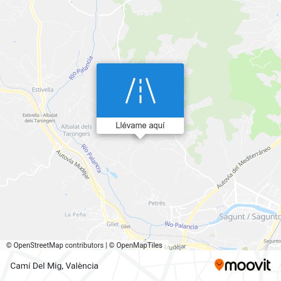 Mapa Camí Del Mig