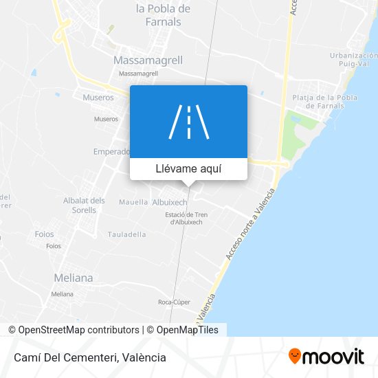 Mapa Camí Del Cementeri