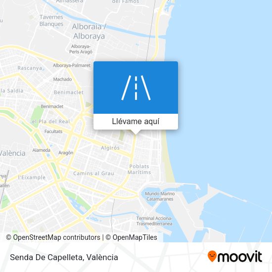 Mapa Senda De Capelleta