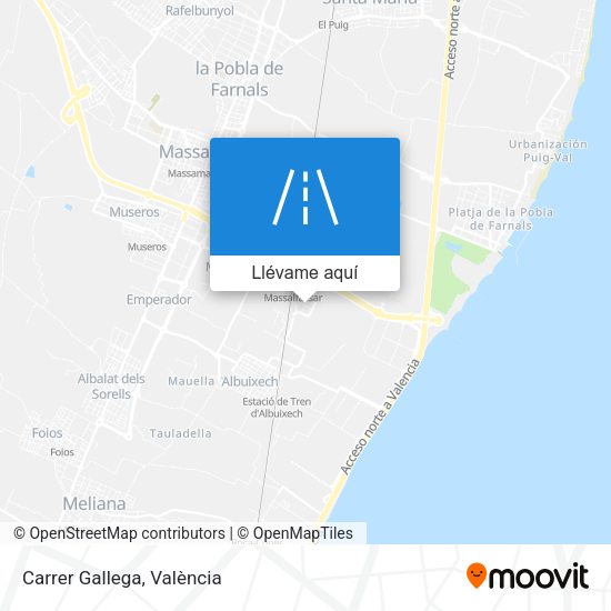 Mapa Carrer Gallega