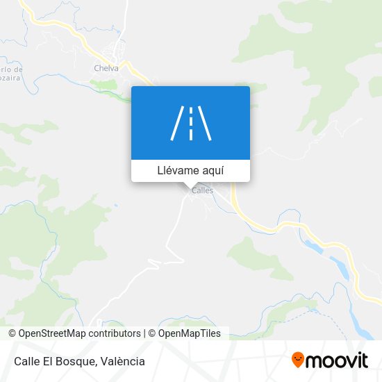 Mapa Calle El Bosque