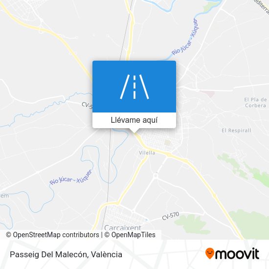 Mapa Passeig Del Malecón