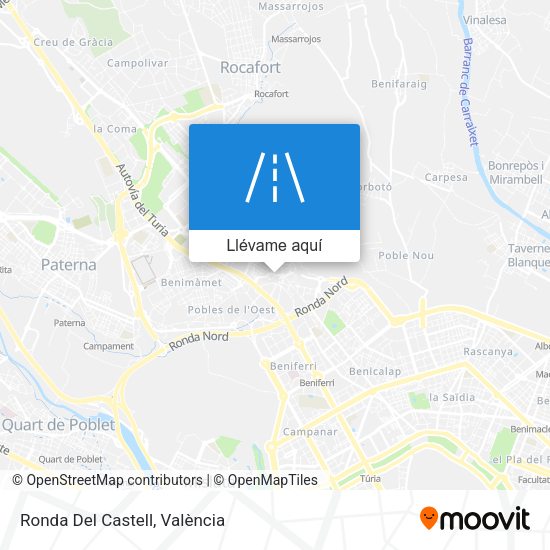 Mapa Ronda Del Castell
