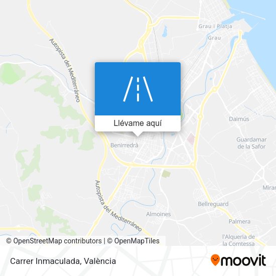Mapa Carrer Inmaculada