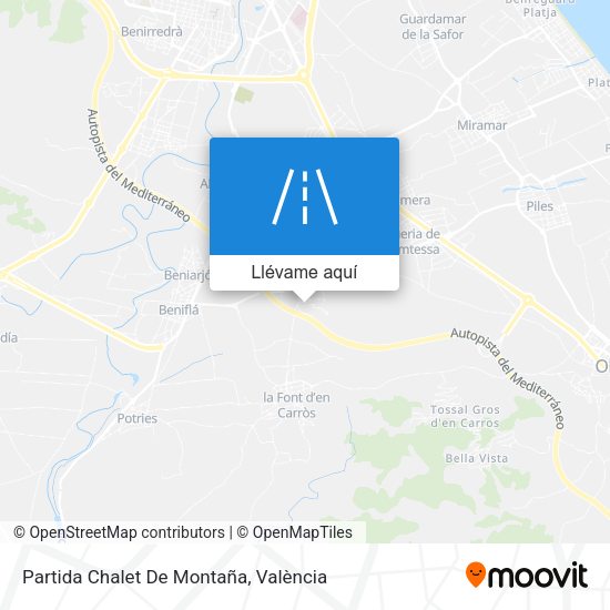 Mapa Partida Chalet De Montaña