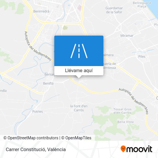 Mapa Carrer Constitució