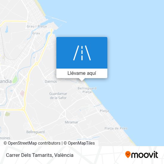 Mapa Carrer Dels Tamarits