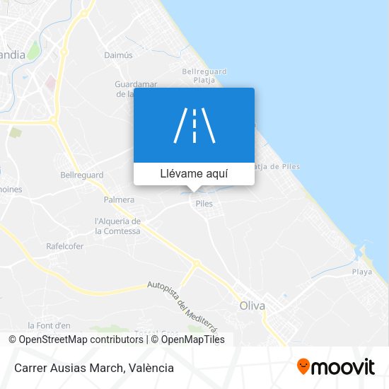 Mapa Carrer Ausias March