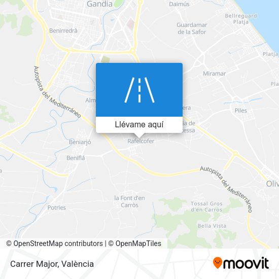 Mapa Carrer Major