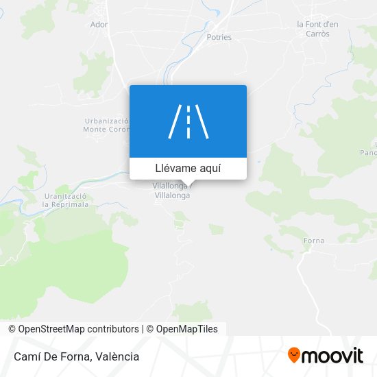 Mapa Camí De Forna