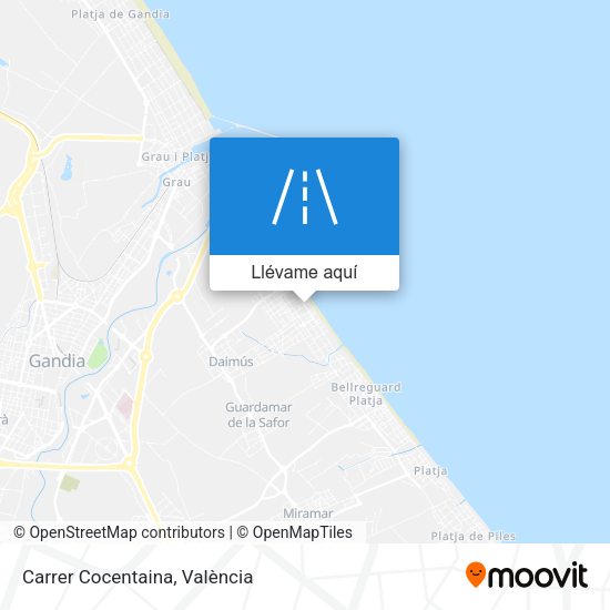 Mapa Carrer Cocentaina