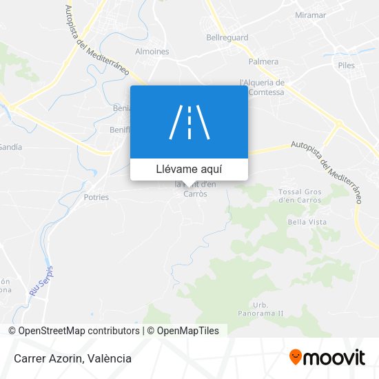 Mapa Carrer Azorin