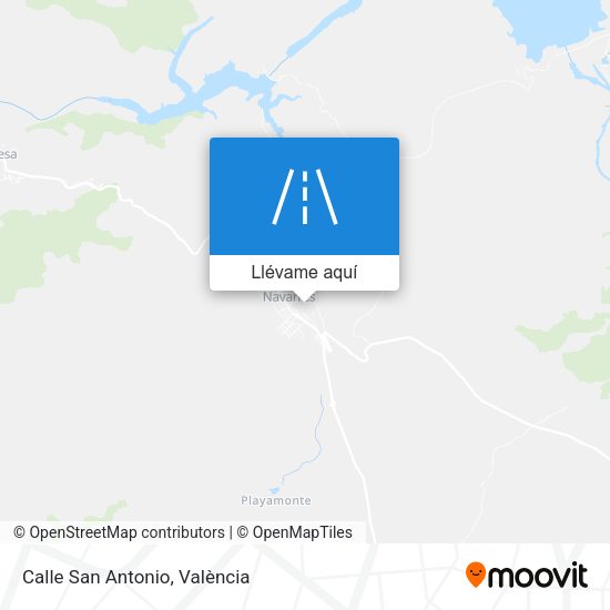 Mapa Calle San Antonio