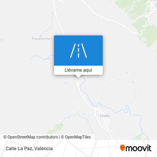 Mapa Calle La Paz