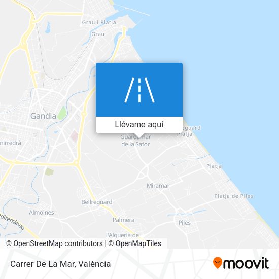 Mapa Carrer De La Mar