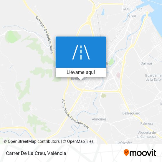 Mapa Carrer De La Creu