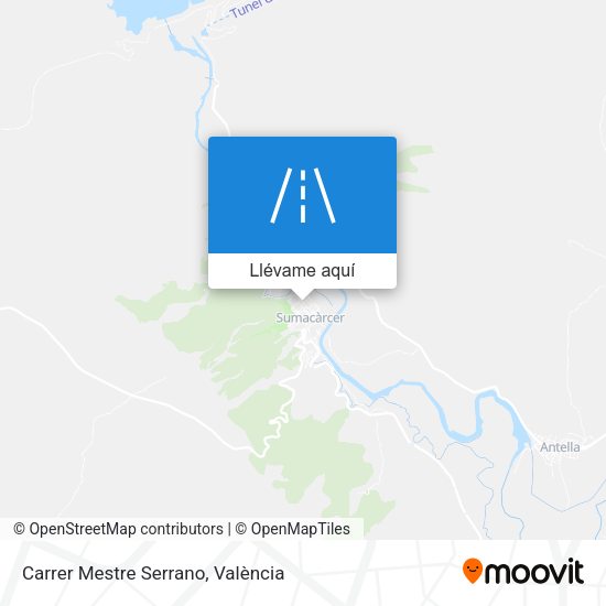 Mapa Carrer Mestre Serrano