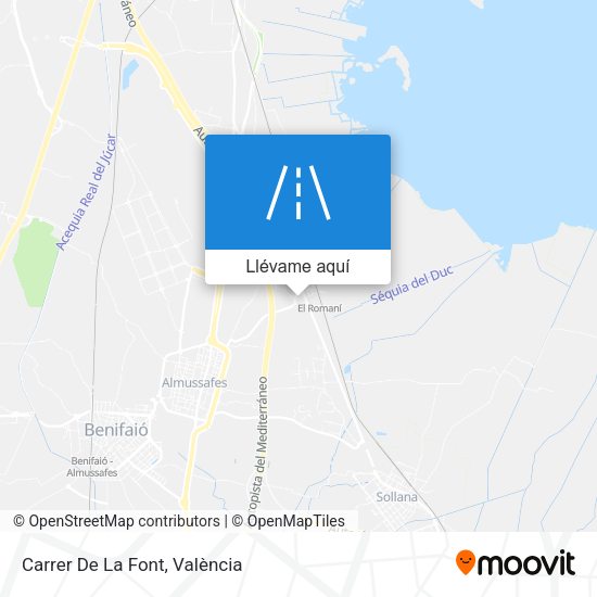 Mapa Carrer De La Font