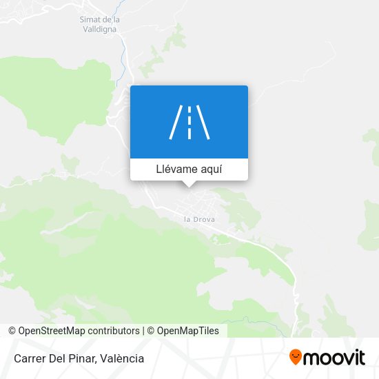 Mapa Carrer Del Pinar