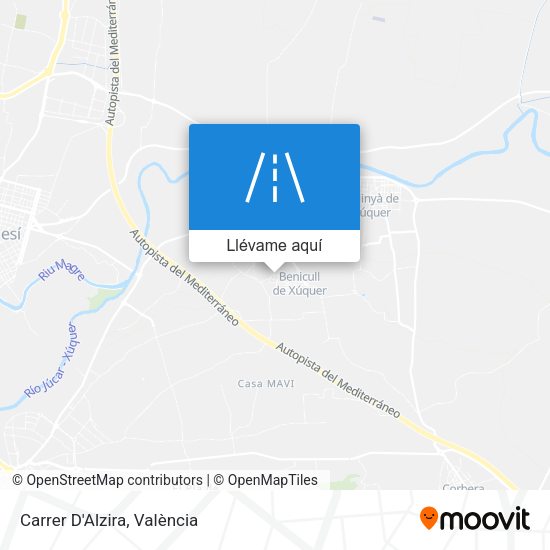 Mapa Carrer D'Alzira