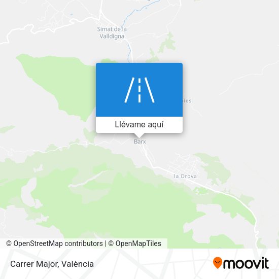 Mapa Carrer Major