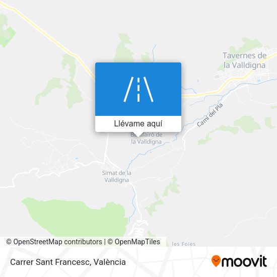 Mapa Carrer Sant Francesc