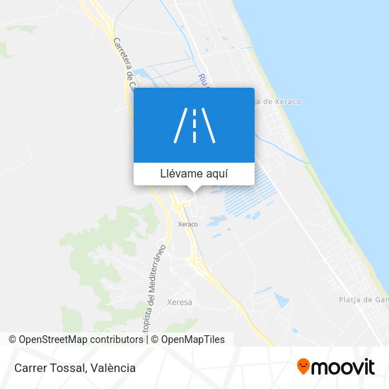 Mapa Carrer Tossal