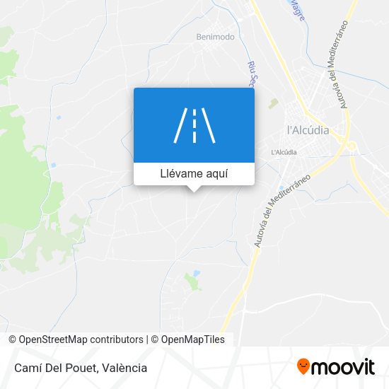 Mapa Camí Del Pouet