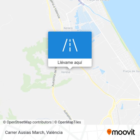 Mapa Carrer Ausias March