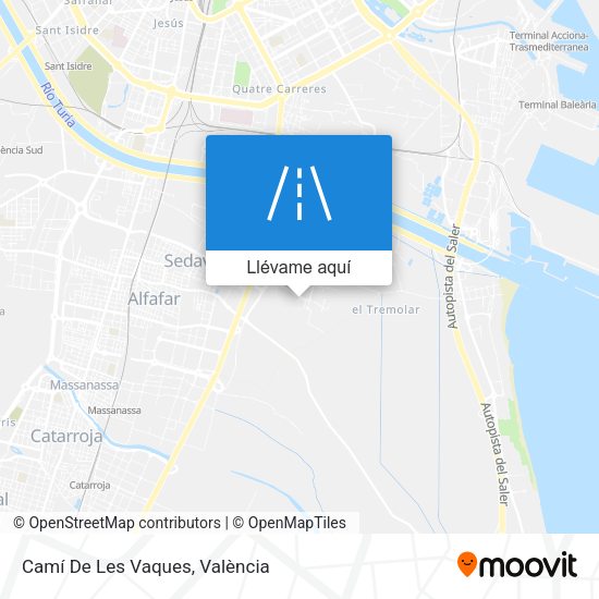 Mapa Camí De Les Vaques
