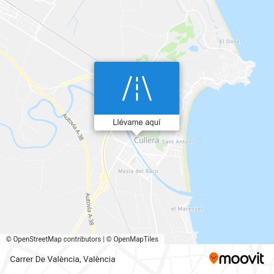 Mapa Carrer De València