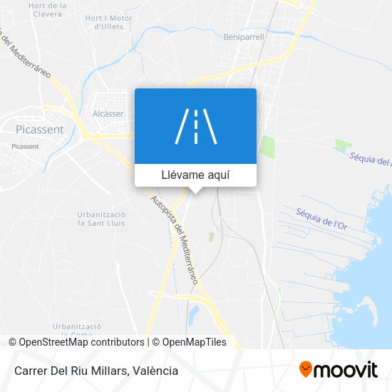 Mapa Carrer Del Riu Millars