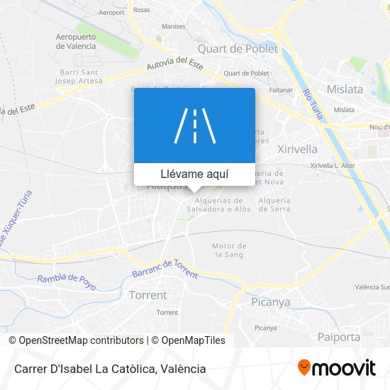 Mapa Carrer D'Isabel La Catòlica